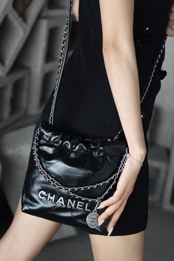 img_8015-2 God Factory Chanel Mini 22 Bag 24K Retro PHW Antiba Leate Size 19*20*6cm