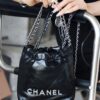 God Factory Chanel Mini 22 Bag 24K Retro PHW Antiba Leate Size 19*20*6cm