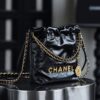 God Factory Chanel Mini 22 Bag 24K Retro GHW Antiba Leate Size 19*20*6cm