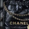 God Factory Chanel Mini 22 Bag 24K Retro GHW Antiba Leate Size 19*20*6cm