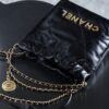 God Factory Chanel Mini 22 Bag 24K Retro GHW Antiba Leate Size 19*20*6cm