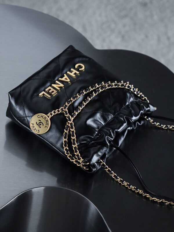 img_8026-2 God Factory Chanel Mini 22 Bag 24K Retro GHW Antiba Leate Size 19*20*6cm