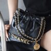 God Factory Chanel Mini 22 Bag 24K Retro GHW Antiba Leate Size 19*20*6cm