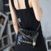God Factory Chanel Mini 22 Bag 24K Retro GHW Antiba Leate Size 19*20*6cm