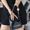 God Factory Chanel Mini 22 Bag 24K Retro GHW Antiba Leate Size 19*20*6cm