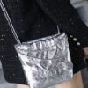 God Factory Chanel Mini 22 Bag 24K Retro PHW Antiba Leather Silver Color Size 19*20*6cm