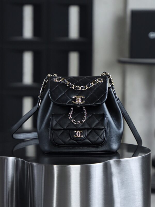 img_8108-2 God Factory Chanel 23P Duma Small italy Leather Size 18*18.5*12cm 14K Pale Gold