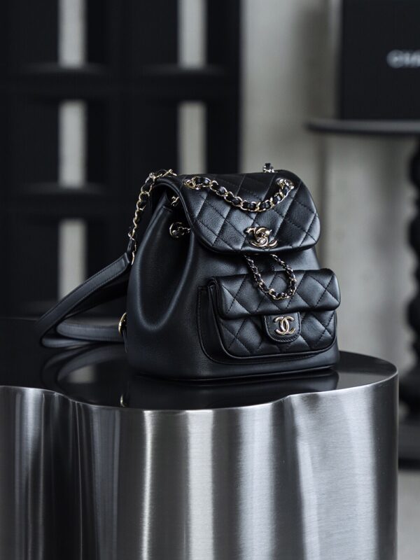 img_8111-2 God Factory Chanel 23P Duma Small italy Leather Size 18*18.5*12cm 14K Pale Gold