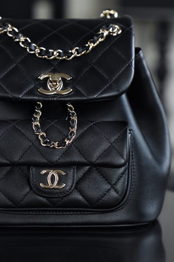 img_8114-2 God Factory Chanel 23P Duma Small italy Leather Size 18*18.5*12cm 14K Pale Gold