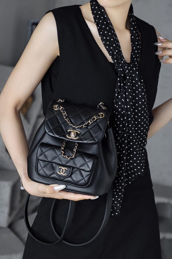 img_8126-2 God Factory Chanel 23P Duma Small italy Leather Size 18*18.5*12cm 14K Pale Gold