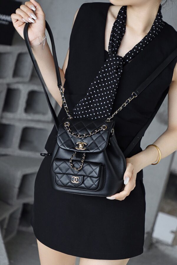img_8131-2 God Factory Chanel 23P Duma Small italy Leather Size 18*18.5*12cm 14K Pale Gold