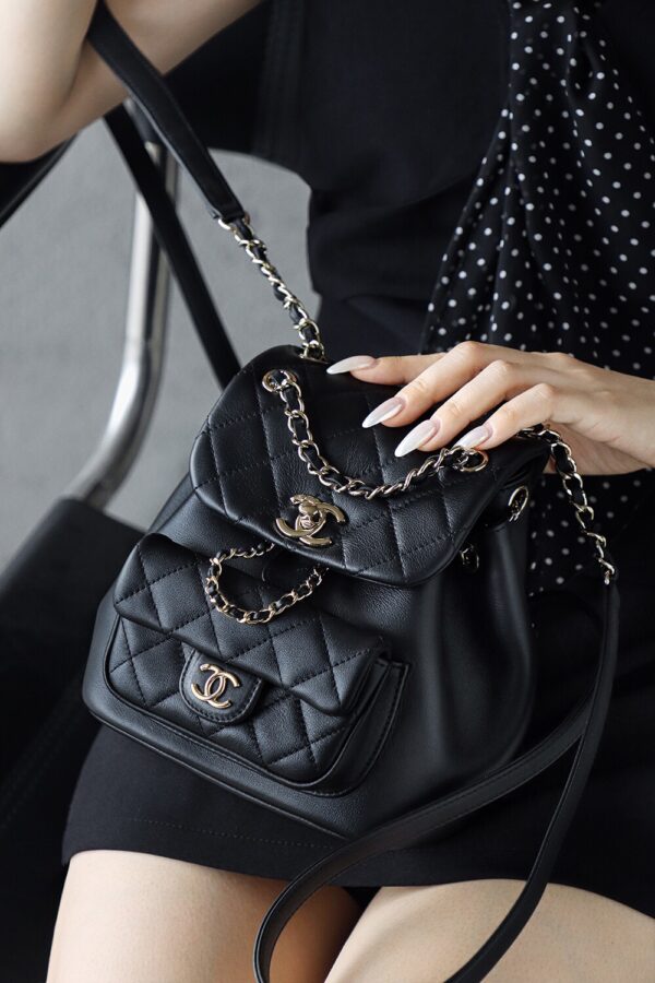 img_8134-2 God Factory Chanel 23P Duma Small italy Leather Size 18*18.5*12cm 14K Pale Gold