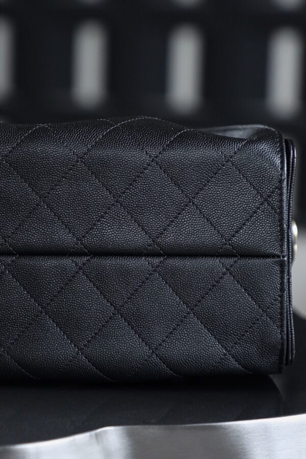 God Factory Chanel 25 Bag HoHo Small impala Leather Black 24K Retro Gold Size 30*26*14cm