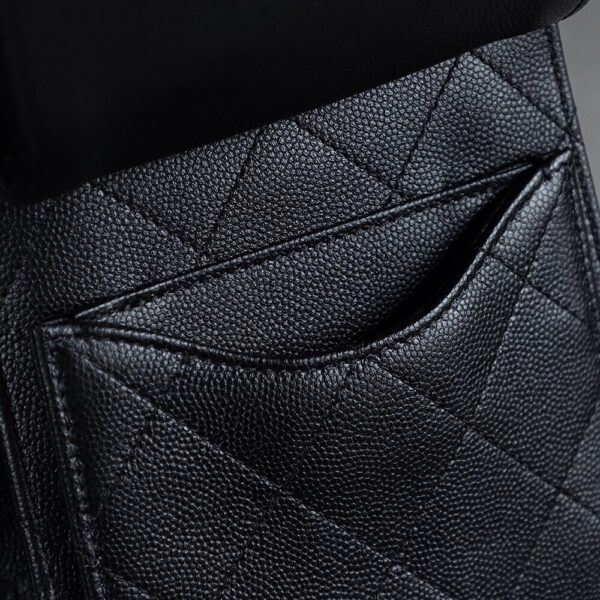 God Factory Chanel 25 Bag HoHo Small impala Leather Black 24K Retro Gold Size 30*26*14cm