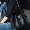 God Factory Chanel 25 Bag HoHo Small impala Leather Black 24K Retro Gold Size 30*26*14cm
