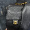 God Factory Chanel 25 Bag HoHo Small impala Leather Black 24K Retro Gold Size 30*26*14cm
