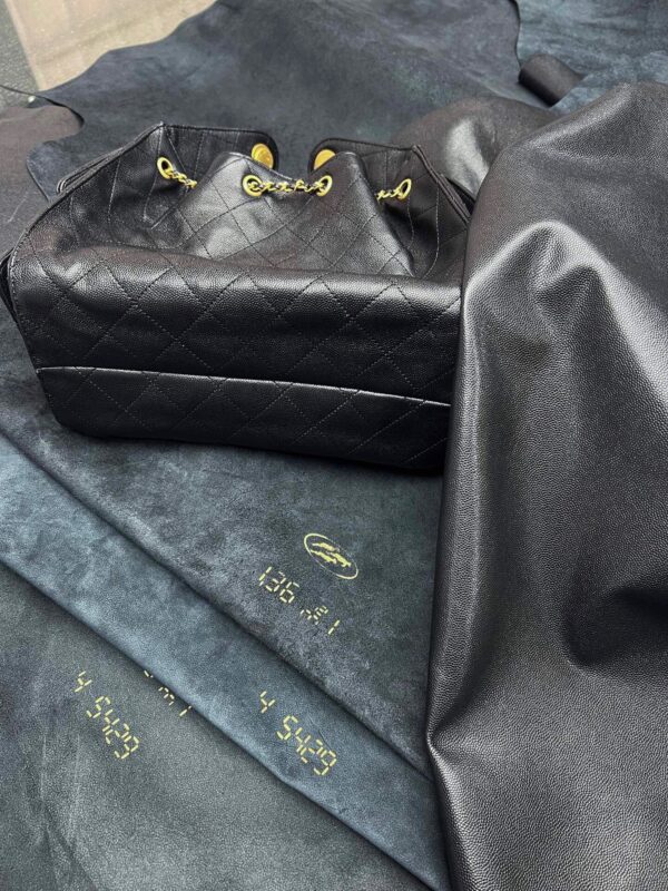 God Factory Chanel 25 Bag HoHo Small impala Leather Black 24K Retro Gold Size 30*26*14cm
