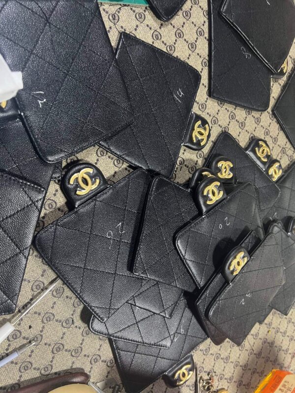 God Factory Chanel 25 Bag HoHo Small impala Leather Black 24K Retro Gold Size 30*26*14cm