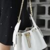 God Factory Chanel 25 Bag HoHo Small impala Leather White 24K Retro Gold Size 30*26*14cm