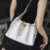 God Factory Chanel 25 Bag HoHo Small impala Leather White 24K Retro Gold Size 30*26*14cm