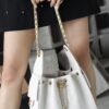 God Factory Chanel 25 Bag HoHo Small impala Leather White 24K Retro Gold Size 30*26*14cm