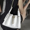 God Factory Chanel 25 Bag HoHo Small impala Leather White 24K Retro Gold Size 30*26*14cm