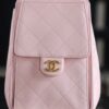 God Factory Chanel 25 Bag HoHo Small impala Leather Pink 24K Retro Gold Size 30*26*14cm