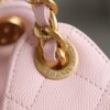 God Factory Chanel 25 Bag HoHo Small impala Leather Pink 24K Retro Gold Size 30*26*14cm