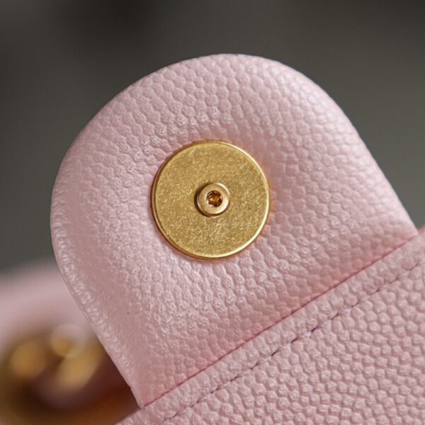 God Factory Chanel 25 Bag HoHo Small impala Leather Pink 24K Retro Gold Size 30*26*14cm