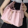 God Factory Chanel 25 Bag HoHo Small impala Leather Pink 24K Retro Gold Size 30*26*14cm