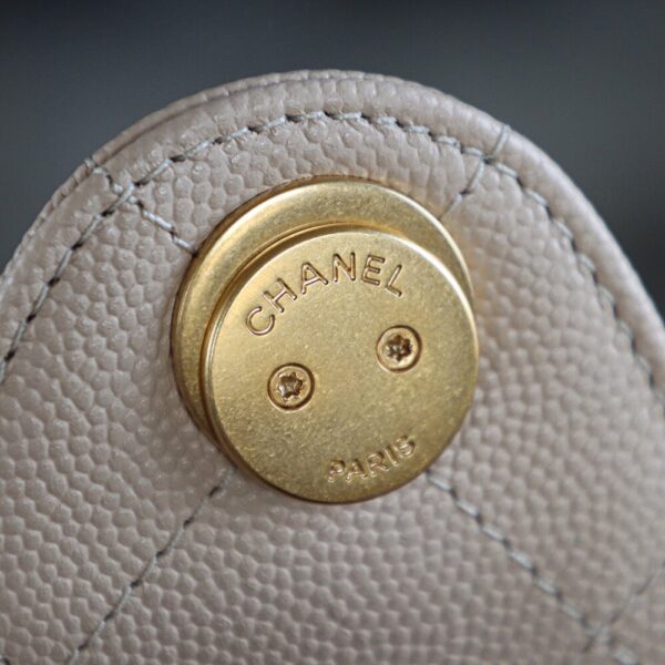 God Factory Chanel 25 Bag HoHo Small impala Leather Pink 24K Apricot Gold Size 30*26*14cm