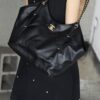 God Factory Chanel 25S Tote Shopping Bag Small Black HAAS Leather Retro 24K Gold Size 31*47*11cm