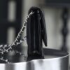 God Factory Chanel Woc Wallet on Chain Black HAAS Leather PHW Size 12*19.3*3.5cm