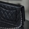 God Factory Chanel Woc Wallet on Chain Black HAAS Leather PHW Size 12*19.3*3.5cm