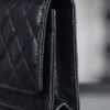 God Factory Chanel Woc Wallet on Chain Black HAAS Leather PHW Size 12*19.3*3.5cm