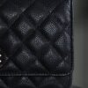 God Factory Chanel Woc Wallet on Chain Black HAAS Leather PHW Size 12*19.3*3.5cm