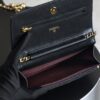 God Factory Chanel Woc Wallet on Chain Black HAAS Leather PHW Size 12*19.3*3.5cm
