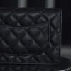 God Factory Chanel Woc Wallet on Chain Black HAAS Leather PHW Size 12*19.3*3.5cm