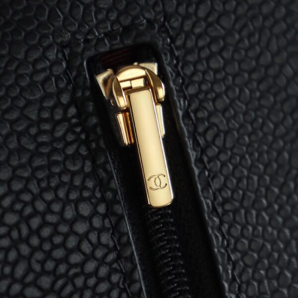 God Factory Chanel Woc Wallet on Chain Black HAAS Leather PHW Size 12*19.3*3.5cm