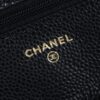 God Factory Chanel Woc Wallet on Chain Black HAAS Leather PHW Size 12*19.3*3.5cm