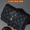 God Factory Chanel Woc Wallet on Chain Black HAAS Leather PHW Size 12*19.3*3.5cm