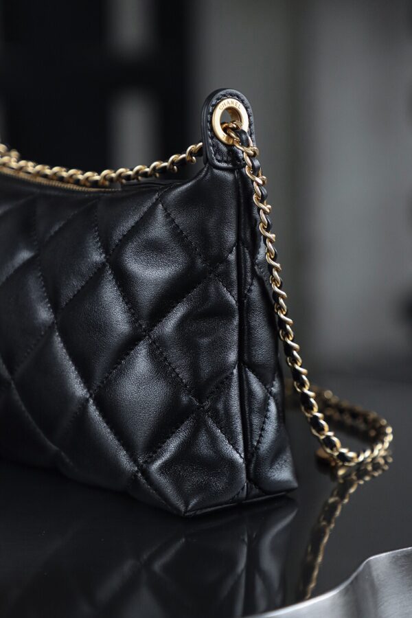 God Factory Chanel 25S HoHo Dumpling Bag 24K Vintage Matte Gold Size 17*26*8.5cm