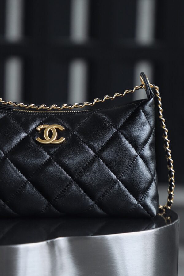 God Factory Chanel 25S HoHo Dumpling Bag 24K Vintage Matte Gold Size 17*26*8.5cm