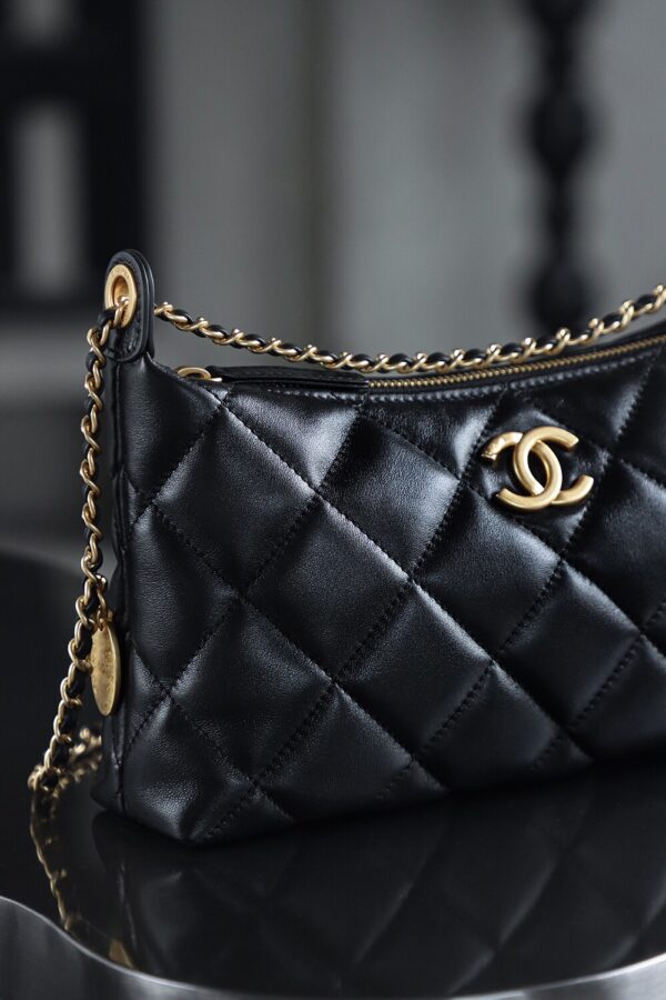 God Factory Chanel 25S HoHo Dumpling Bag 24K Vintage Matte Gold Size 17*26*8.5cm