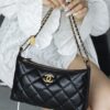 God Factory Chanel 25S HoHo Dumpling Bag 24K Vintage Matte Gold Size 17*26*8.5cm