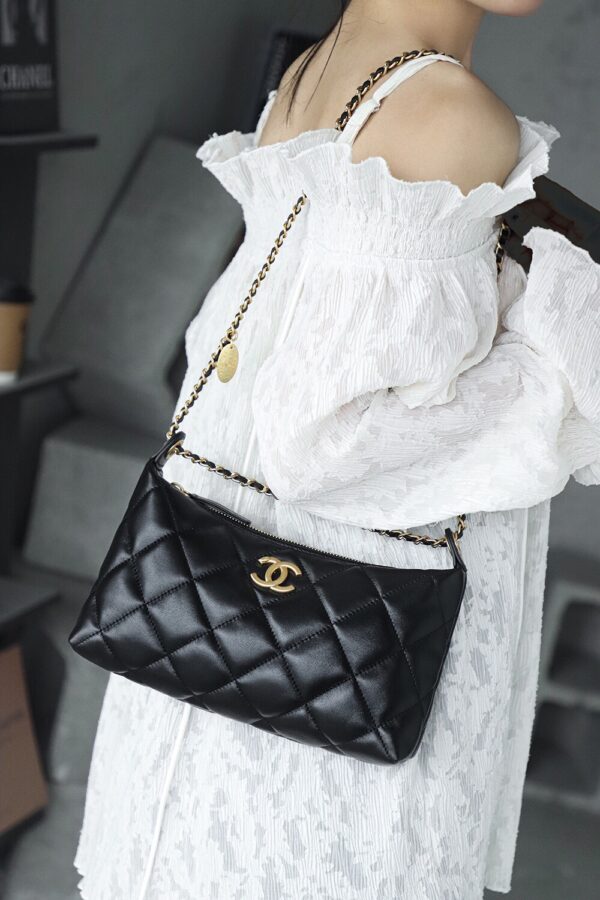 God Factory Chanel 25S HoHo Dumpling Bag 24K Vintage Matte Gold Size 17*26*8.5cm