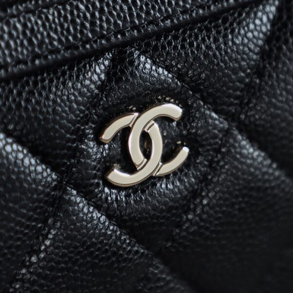 God Factory Chanel 25P Mini Bowling Bag Black 14K Gold Pale HAAS Leather Size 11.5*18.5*11cm