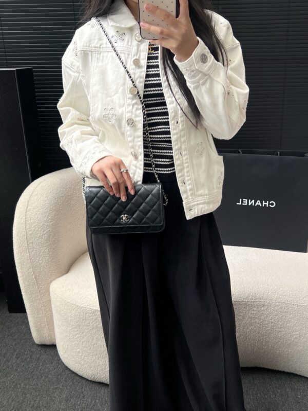 God Factory Chanel Bags Code 10094 24K Woc Size 12x19.3x3.5cm