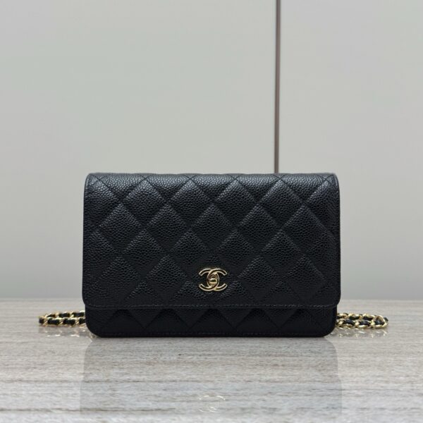God Factory Chanel Bags Code 10095 24K Woc Size 12x19.3x3.5cm