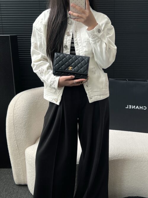 img_6515-3 God Factory Chanel Bags Code 10095 24K Woc Size 12x19.3x3.5cm